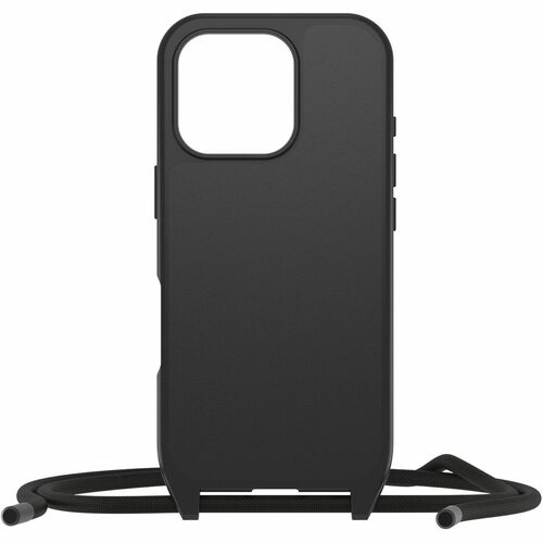 Borsa rigida per il trasporto OtterBox React Apple iPhone 16 Pro Smartphone - Nero - Resistente alle cadute - Con dorsi pl