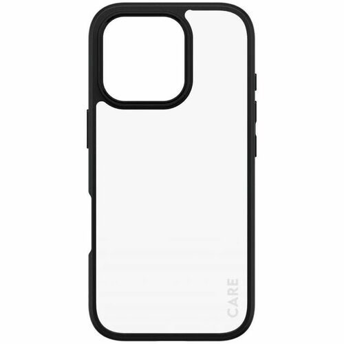 CARE Urban Combat Case for Apple iPhone 16 Pro Smartphone - Black, Transparent - Drop Resistant, Yellowing Resistant, Crus