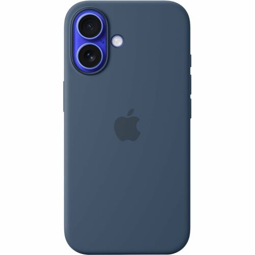 Apple Case for Apple iPhone 16 Smartphone - Denim - Silky, Soft-touch, Smooth - Scratch Resistant, Drop Resistant, Bump Re