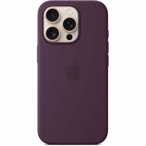 Apple Case for Apple iPhone 16 Pro Smartphone - Plum - Silky, Soft-touch, Smooth - Scratch Resistant, Drop Resistant - Sil