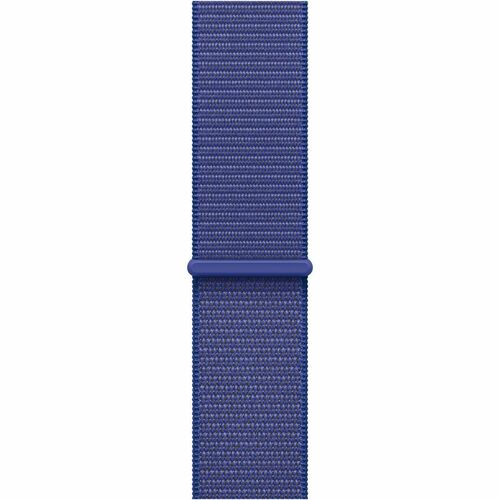 Apple Adjustable Smartwatch Band - 1 - One Size - Hook & Loop Attachment - Ultramarine - Nylon, Polyester