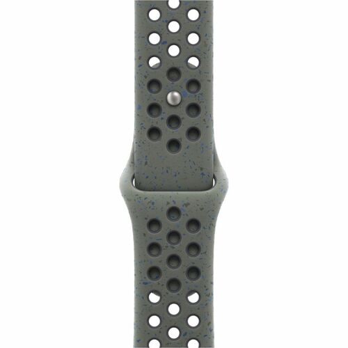 Apple Adjustable Smartwatch Band - 1 - Small (S)/Medium (M) - Pin-and-tuck Attachment - Cargo Khaki - Fluoroelastomer, Alu