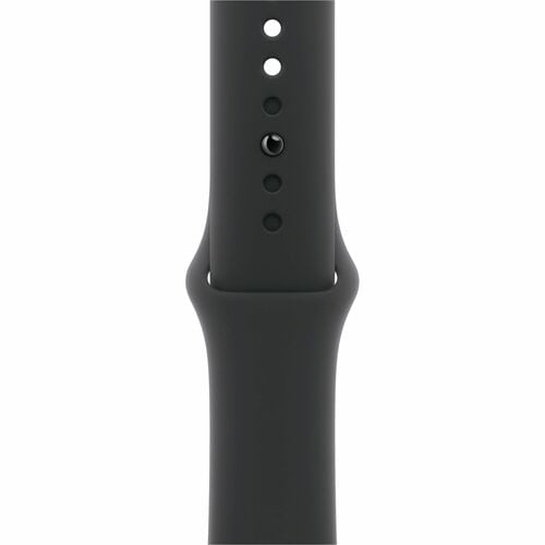 Apple Adjustable Smartwatch Band - 1 - Small (S)/Medium (M) - Pin-and-tuck Attachment - Black - Fluoroelastomer