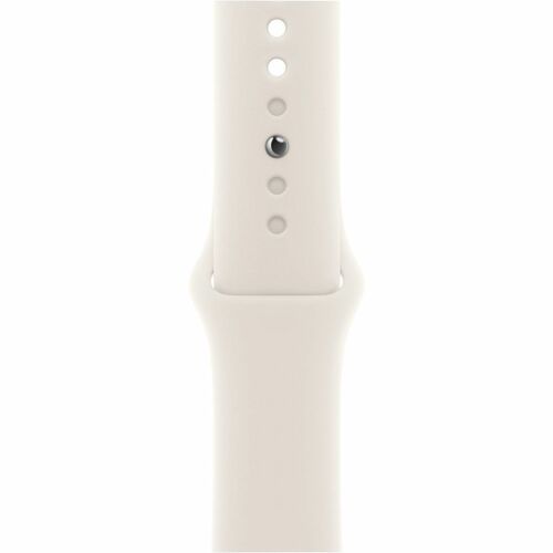 Apple Adjustable Smartwatch Band - 1 - Small (S)/Medium (M) - Pin-and-tuck Attachment - Starlight - Fluoroelastomer
