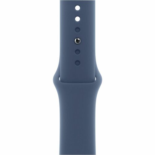 Apple Adjustable Smartwatch Band - 1 - Medium (M)/Large (L) - Pin-and-tuck Attachment - Denim - Fluoroelastomer