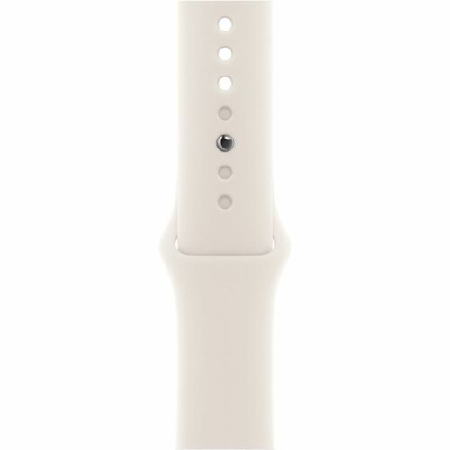 Apple Adjustable Smartwatch Band - 1 - Small (S)/Medium (M) - Pin-and-tuck Attachment - Starlight - Fluoroelastomer