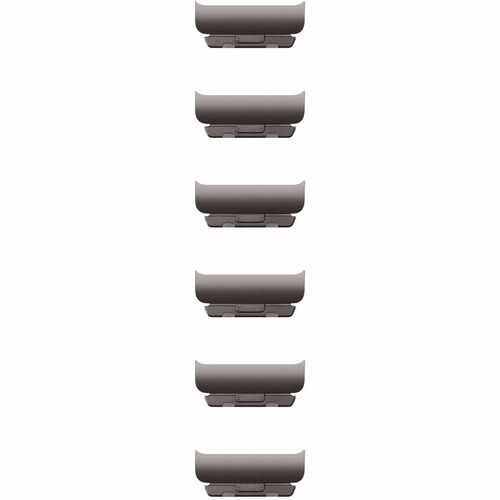 Apple Link Bracelet - Slate - Stainless Steel, Stainless Steel Alloy - 6