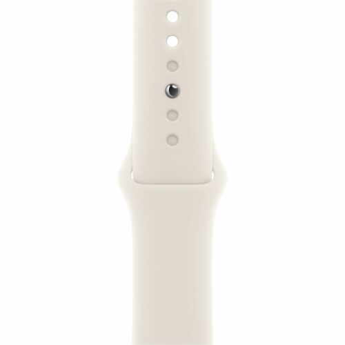 Apple Adjustable Smartwatch Band - 1 - Medium (M)/Large (L) - Pin-and-tuck Attachment - Starlight - Fluoroelastomer