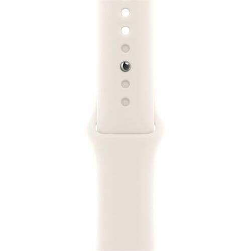 Apple Adjustable Smartwatch Band - 1 - Small (S)/Medium (M) - Pin-and-tuck Attachment - Starlight - Fluoroelastomer