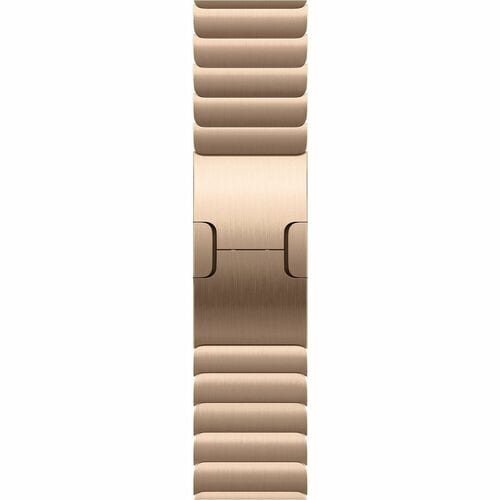 Apple Adjustable Smartwatch Band - 1 - One Size - Link Attachment - Gold - Stainless Steel