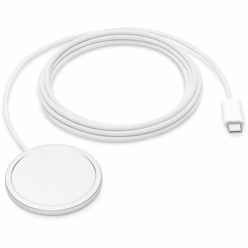 Apple MagSafe Induction Charger - White - 1 - For Smartphone, AirPod, iPhone, Qi-enabled Device - Input connectors: USB - 