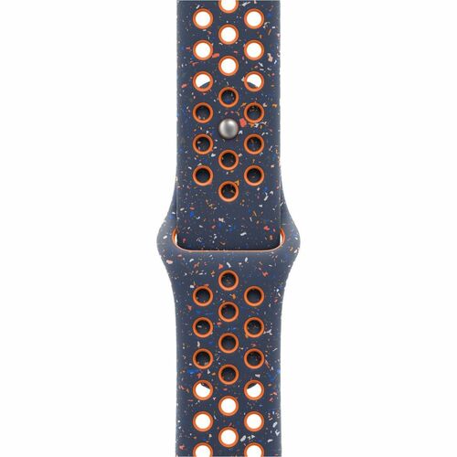 Apple Adjustable Smartwatch Band - 1 - Medium (M)/Large (L) - Pin-and-tuck Attachment - Blue Flame - Aluminium