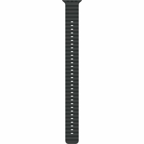Apple Adjustable Smartwatch Band - 1 - One Size - Loop Attachment - Black - Titanium, Fluoroelastomer