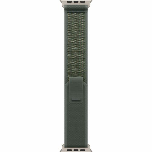 Apple Adjustable Smartwatch Band - 1 - Small (S)/Medium (M) - Trail Loop Attachment - Green - Nylon Weave, Titanium, Polye