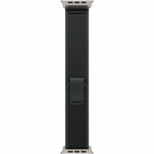 Apple Adjustable Smartwatch Band - 1 - Small (S)/Medium (M) - Trail Loop Attachment - Black - Nylon Weave, Titanium, Polye