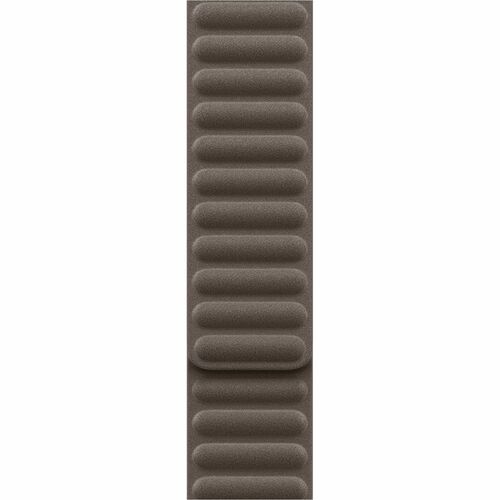 Apple Adjustable Smartwatch Band - 1 - Small (S)/Medium (M) - Link Attachment - Dark Taupe - FineWoven, Polyester