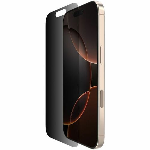 Belkin ScreenForce InvisiGlas 9H Glas Bildschirmschutz für iPhone 16 Pro - 1 Stück - für OLED iPhone 16 Pro - Antimikrobie