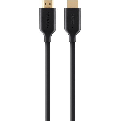 Belkin 2 m HDMI A/V Cable - Cable for Audio/Video Device - First End: HDMI Digital Audio/Video - Gold Plated Connector
