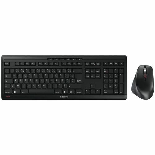 Clavier et souris CHERRY STREAM DESKTOP COMFORT - Français - USB Type A SX Sans fil RF 2,40 GHz Clavier - Couleur du clavi
