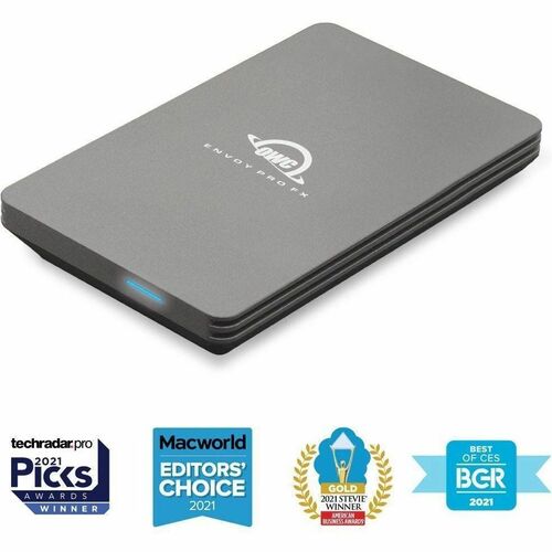 OWC Envoy Pro FX 1 TB Portable Solid State Drive - M.2 2280 External - PCI Express NVMe (PCI Express NVMe 3.0) - Black - i