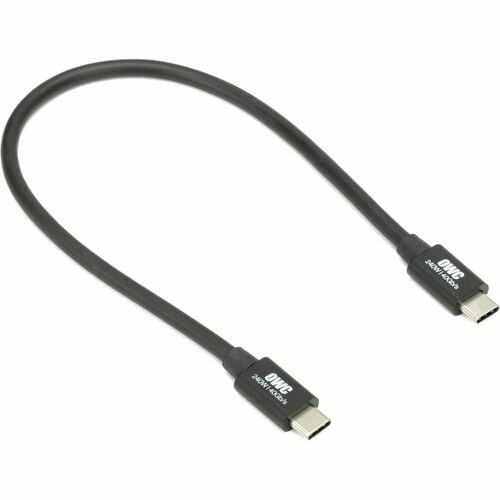 OWC 0.3M (11.8") Thunderbolt 4 (USB-C) Cable - 30 cm Thunderbolt 4 Data Transfer Cable for MAC, Mobile Device, Dock - Firs