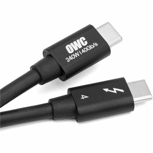 OWC 1.0M (39") OWC Thunderbolt 4 (USB-C) Cable - 1 m Thunderbolt 4 Data Transfer Cable for MAC, Dock - First End: 1 x USB 