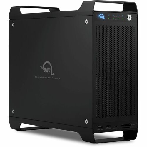 OWC ThunderBay Flex 8 External Storage Solution - 8 x HDD Supported - 7 x HDD Installed - 140 TB Installed HDD Capacity -