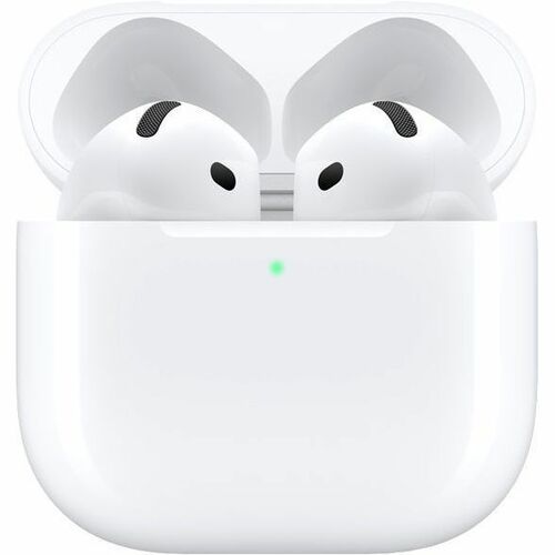 Apple AirPods 4 True Wireless Earbud Stereo Earset - White - Siri - Binaural - In-ear - Bluetooth