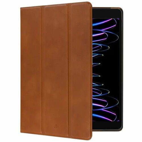RISSKOV handmade leather folio with standfunction for iPad AIR 11in BRN