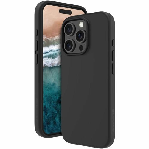 Monaco Silicone Case with MagSafe for iPhone 16 Pro Max Black