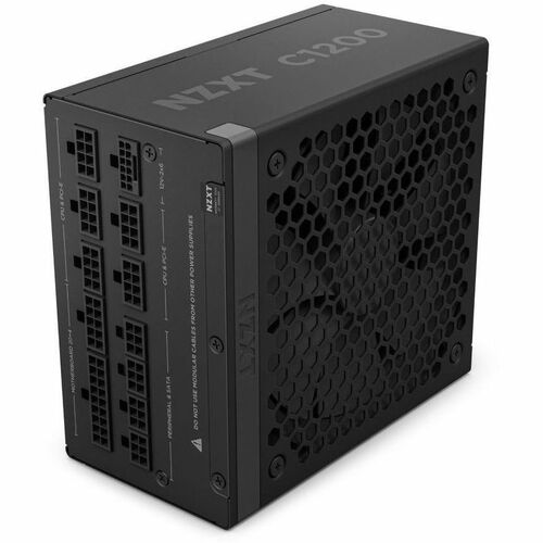 NZXT PA-2G2BB-AU ATX 3.1, ATX12V v3.1, EPS12V v2.92 Modular Power Supply - 1.20 kW - Matte Black - Compact - 120 V AC, 230