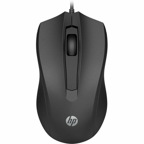 HP 105 Maus - USB Typ-A - Optisch - 3 Taste(n) - Schwarz - Kabel - 1600 dpi Auflösung - Symmetrisch
