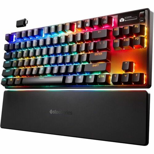 SteelSeries Apex Pro TKL Wireless Gen 3 Gaming Keyboard - Wired/Wireless Connectivity - Bluetooth/RF - 5 - 2.40 GHz - USB 
