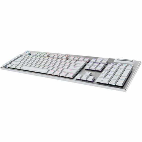 Logitech G G915 X LIGHTSPEED Gaming Keyboard - Wired/Wireless Connectivity - USB Interface - RGB LED - English (US) - Whit