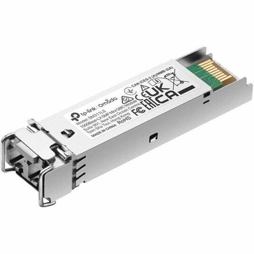 TP-Link Omada SM311LS SFP (mini-GBIC) - Para Redes de datos, Redes Ópticas - Fibra Óptica - Unimodal - Gigabit Ethernet - 