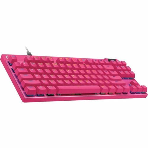 Logitech G PRO X TKL RAPID Gaming Keyboard - Cable Connectivity - USB Interface - RGB LED - English (US) - QWERTY Layout -