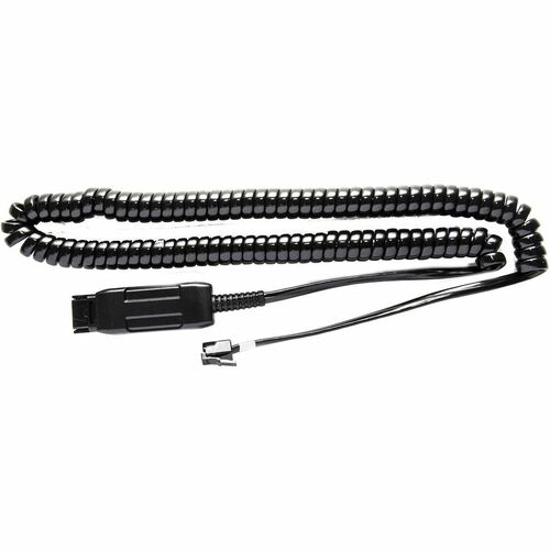 V7 2.01 m Quick Disconnect/RJ-9 Audio Cable - A10-11 Equivalent PLX Plantronics compatible Quick Disconnect (QD) Cable Lead