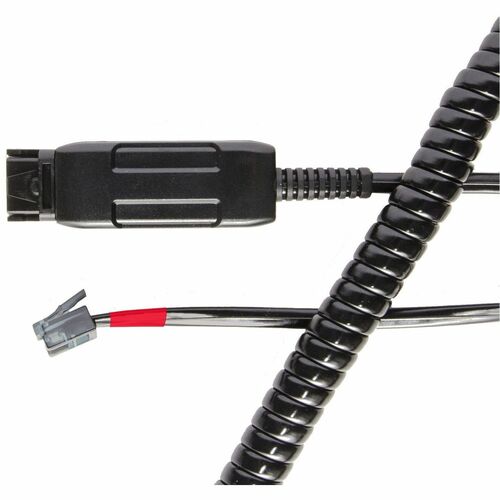V7 2.01 m Quick Disconnect/RJ-9 Phone Cable - HIC Equivalent PLX Plantronics Quick Disconnect (QD) Cable Lead