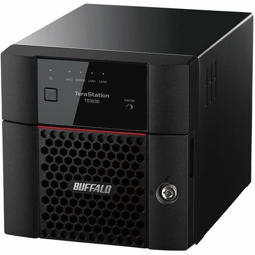 BUFFALO TeraStation 3230DN 2-Bay Secure SMB Desktop NAS 8TB (2x4TB) with Hard Drives Included - Annapurna Labs Alpine AL52