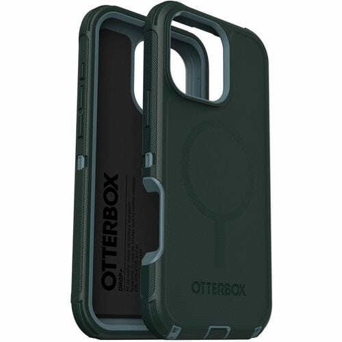 OtterBox Defender Case for Apple iPhone 16 Pro Max Smartphone - Textured - Sagebrush (Green) - Damage Resistant, Drop Resi