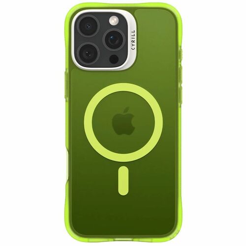 Ciel by CYRILL UltraSheer Mag Case for Apple iPhone 16 Pro Smartphone - Lime - Drop Resistant, Shock Resistant, Bullet Pro