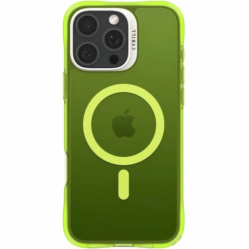 Ciel by CYRILL UltraSheer Mag Case for Apple iPhone 16 Pro Max Smartphone - Lime - Drop Resistant, Shock Resistant, Bullet