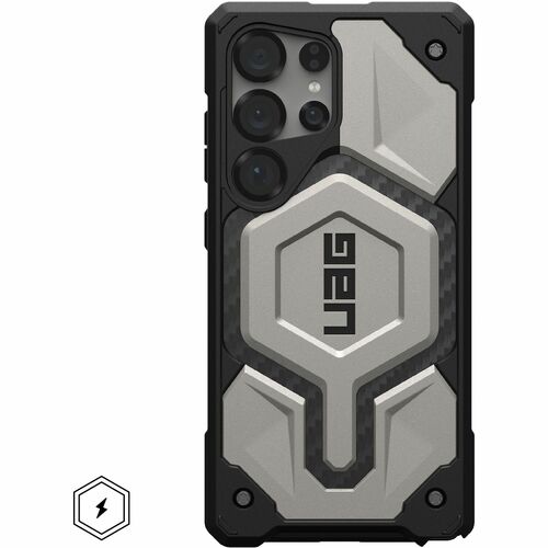 Urban Armor Gear Monarch Pro Case for Samsung Galaxy S25 Ultra Smartphone - Titanium