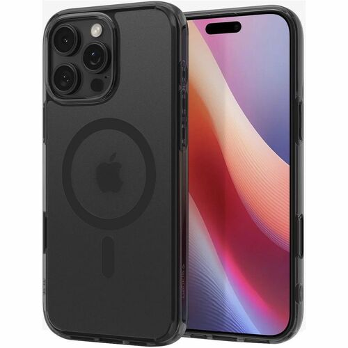 Spigen Ultra Hybrid T Case for Apple iPhone 16 Pro Smartphone - Frost Black - Drop Resistant, Scratch Resistant - Polycarb