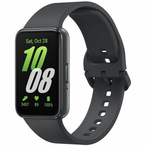 Samsung Galaxy Fit3 SM-R390 Smart Watch - 40 mm Case Height - Grey Body Color - Aluminium Body Material - Accelerometer, B