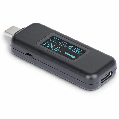 StarTech.com USB-C Power Tester, Bi-Directional Voltage/Current Multimeter, 240W PD EPR, Digital OLED, Portable USB-C Cabl