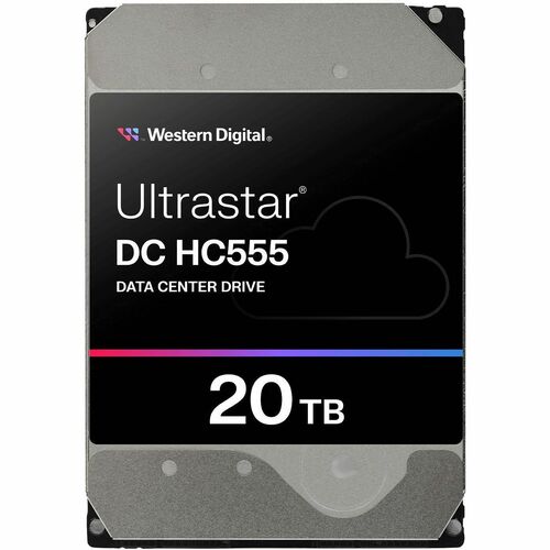 Western Digital Ultrastar Festplatte - 3,5" Intern - 20 TB - SAS - Energieunterstützte magnetische Aufzeichnung (EAMR) Met