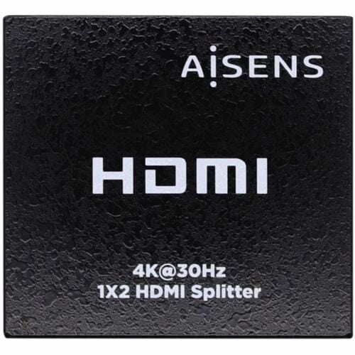 HDMI DUPLICADOR 4K30HZ 1X2 ALIMENTACIN NEGRO