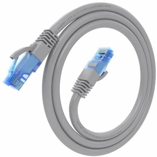 CABLE RED HEADLINE RJ45 CAT.6 UTP AWG26 CCA GRIS 1.0M