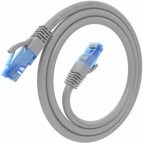 CABLE RED HEADLINE RJ45 CAT.6 UTP AWG26 CCA GRIS 0.5M